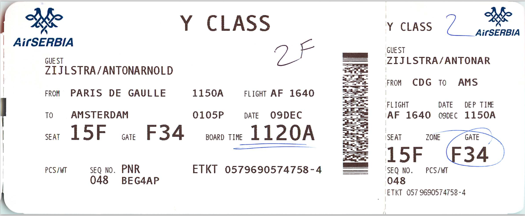 Are Boarding Pass Barcodes Scary Or Not? Interdependent Thoughts