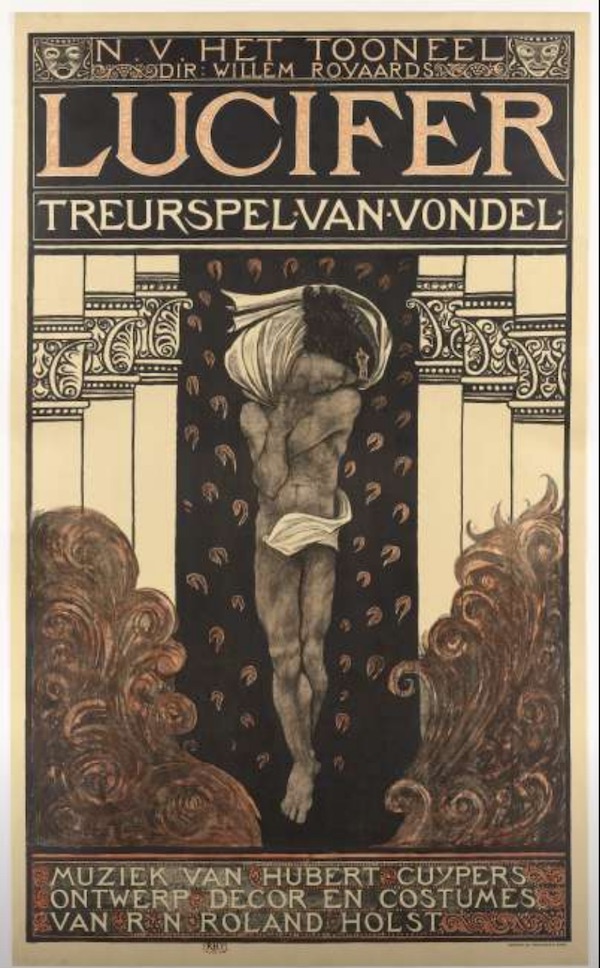 A poster for the play Lucifer from 1910